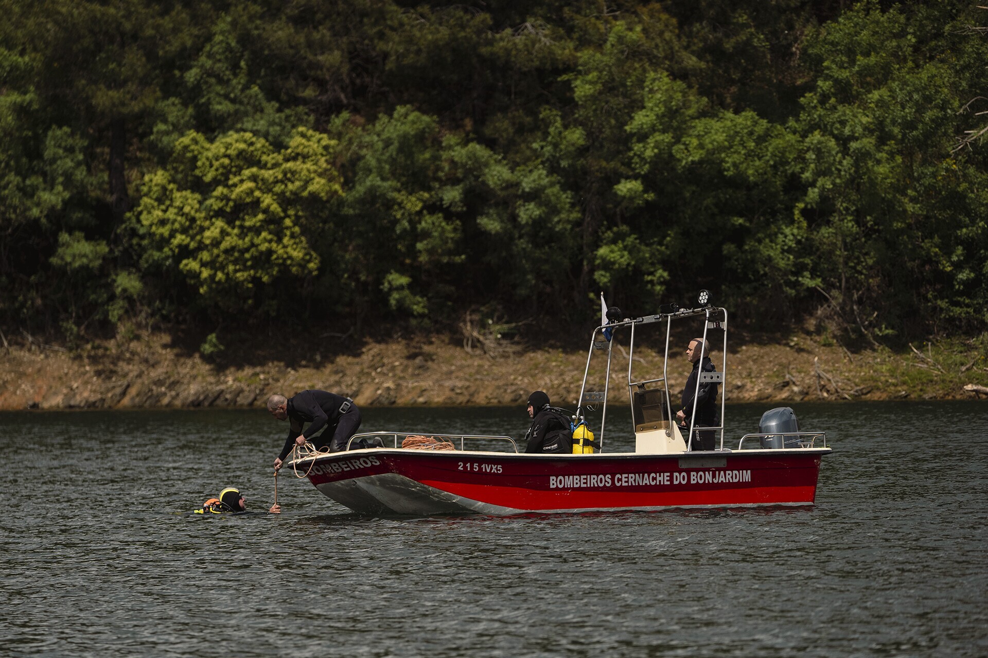 Bombeiros Voluntários de Penamacor promoveram exercício na Barragem de Meimão